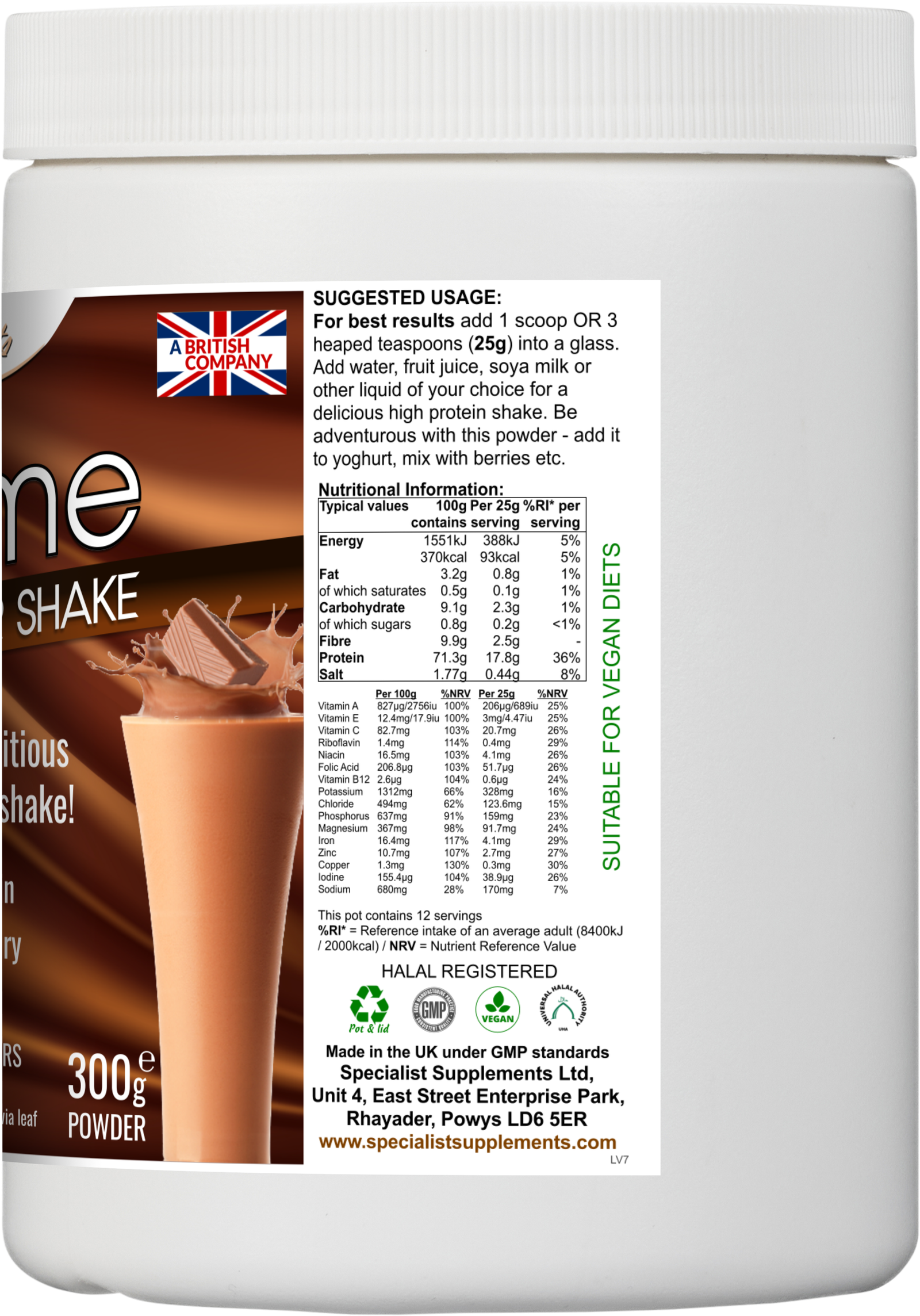 Chocolate Meal Protein - Image 2