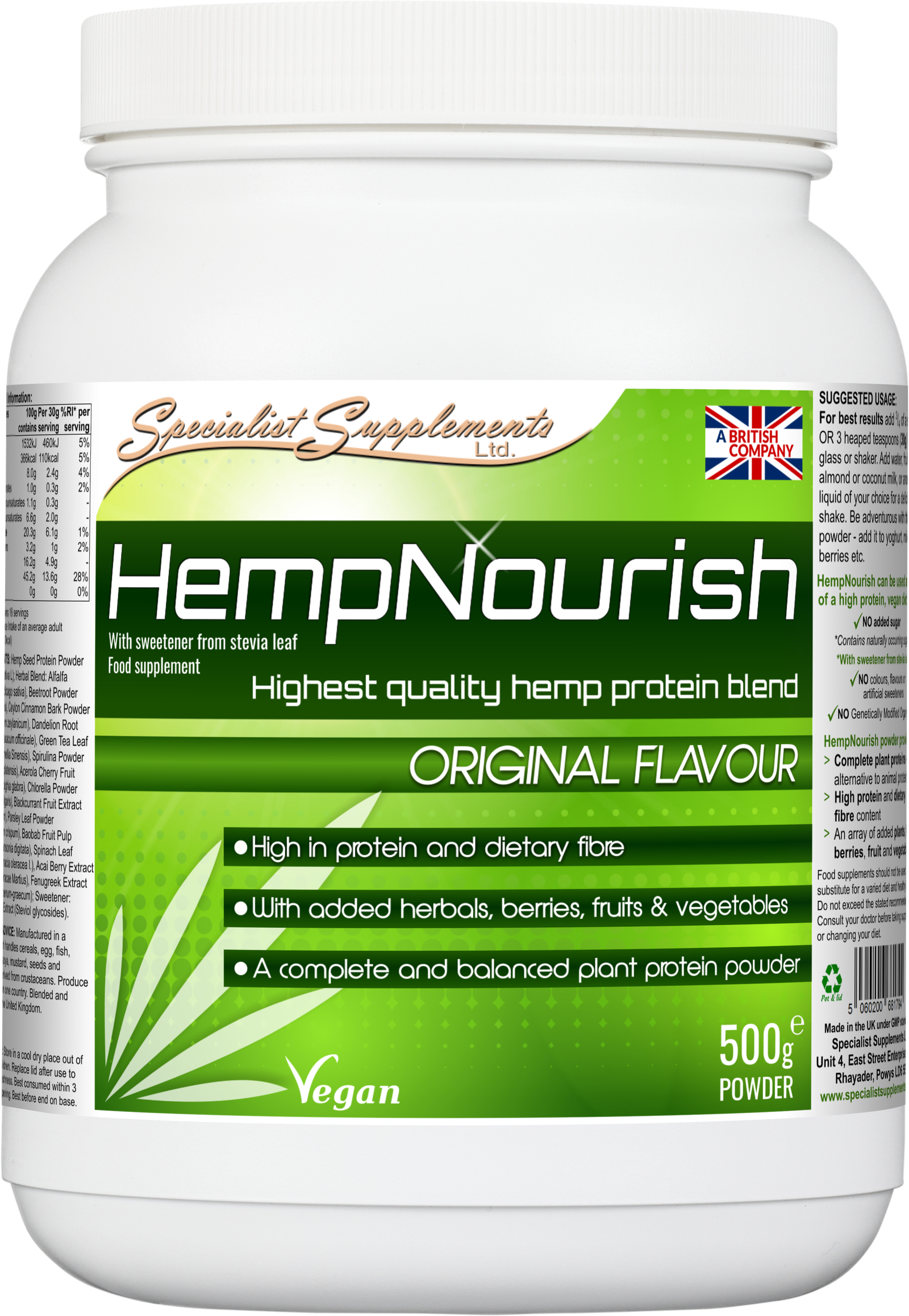 Hemp Nourish Powder