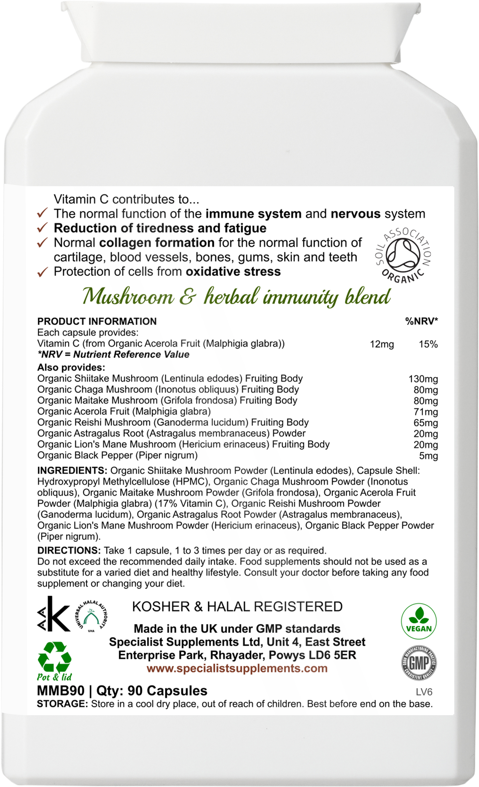 Organic Mushroom Complex - Image 2